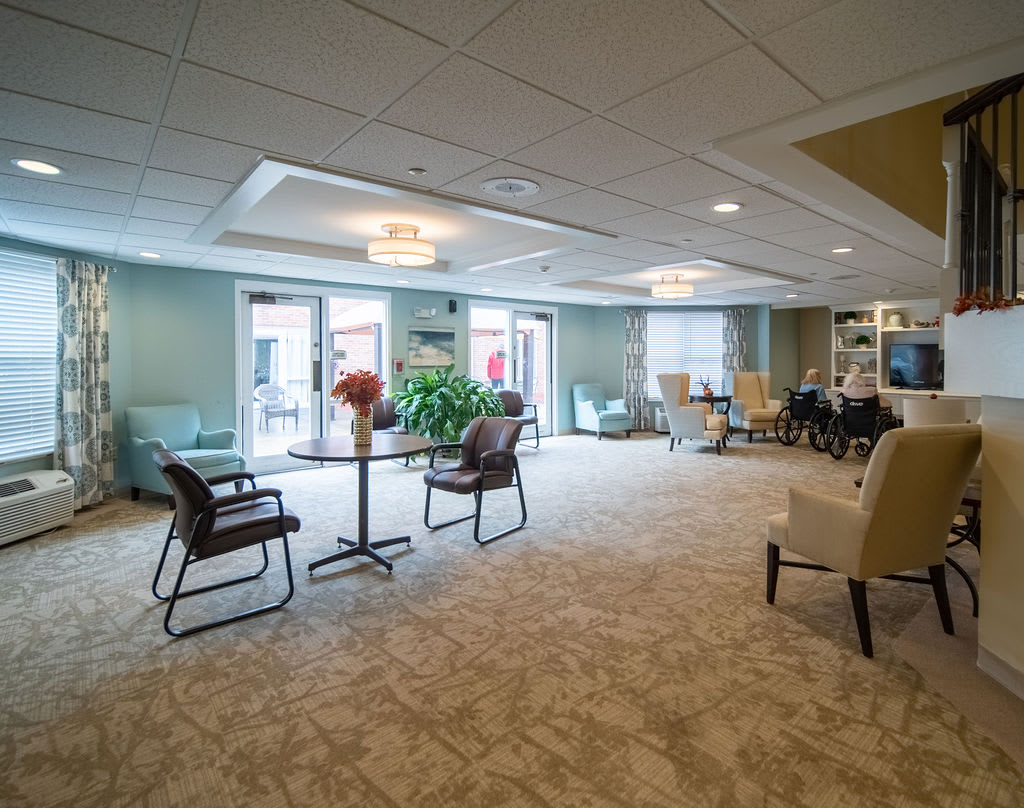 Indoor common area seating